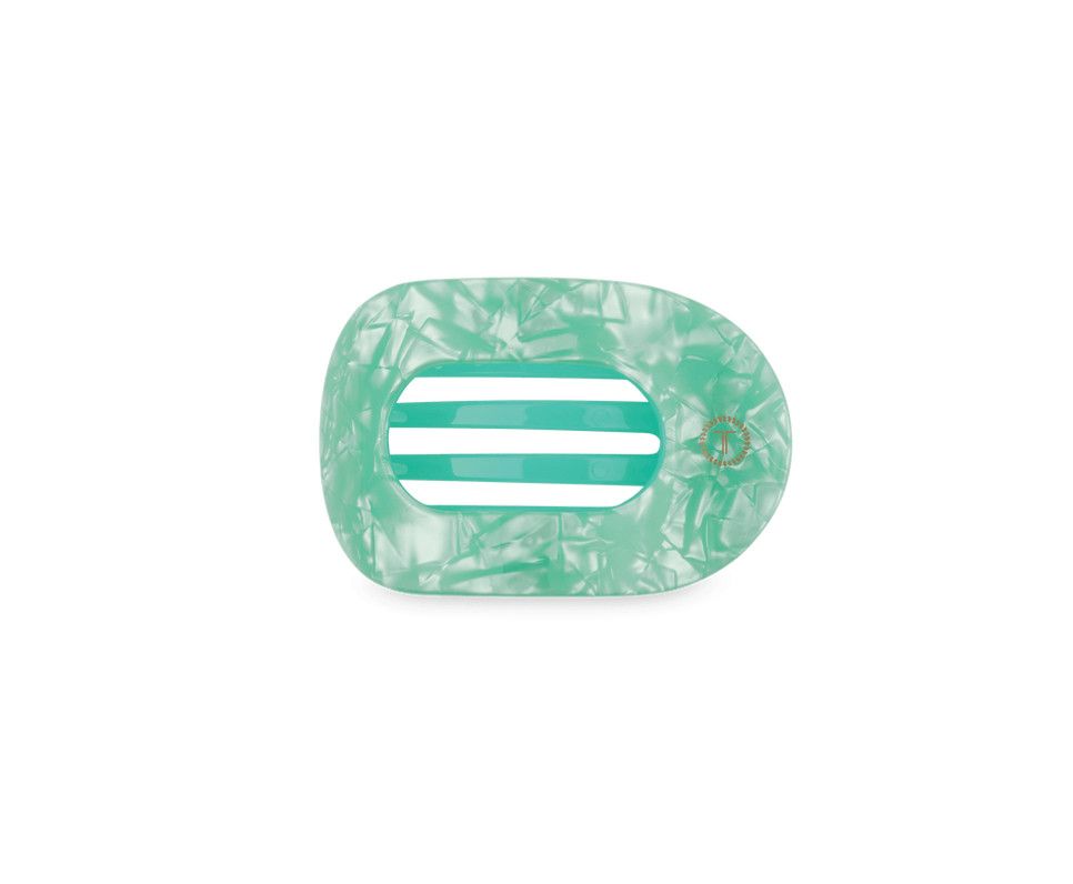 Teleties™ Flat Round Hair Clip | Spring Splash, Size: Small