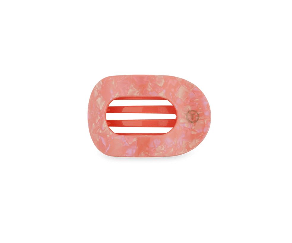 Teleties™ Flat Round Hair Clip | Dreamsicle, Size: Small