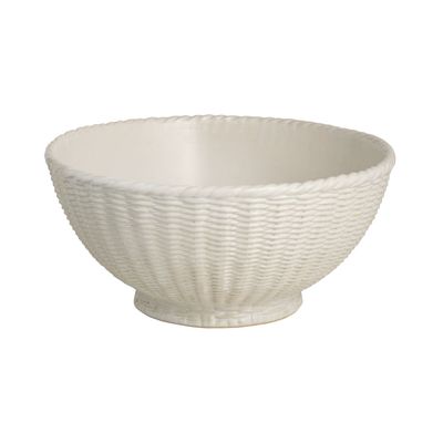Basket Weave Ceramic Bowl