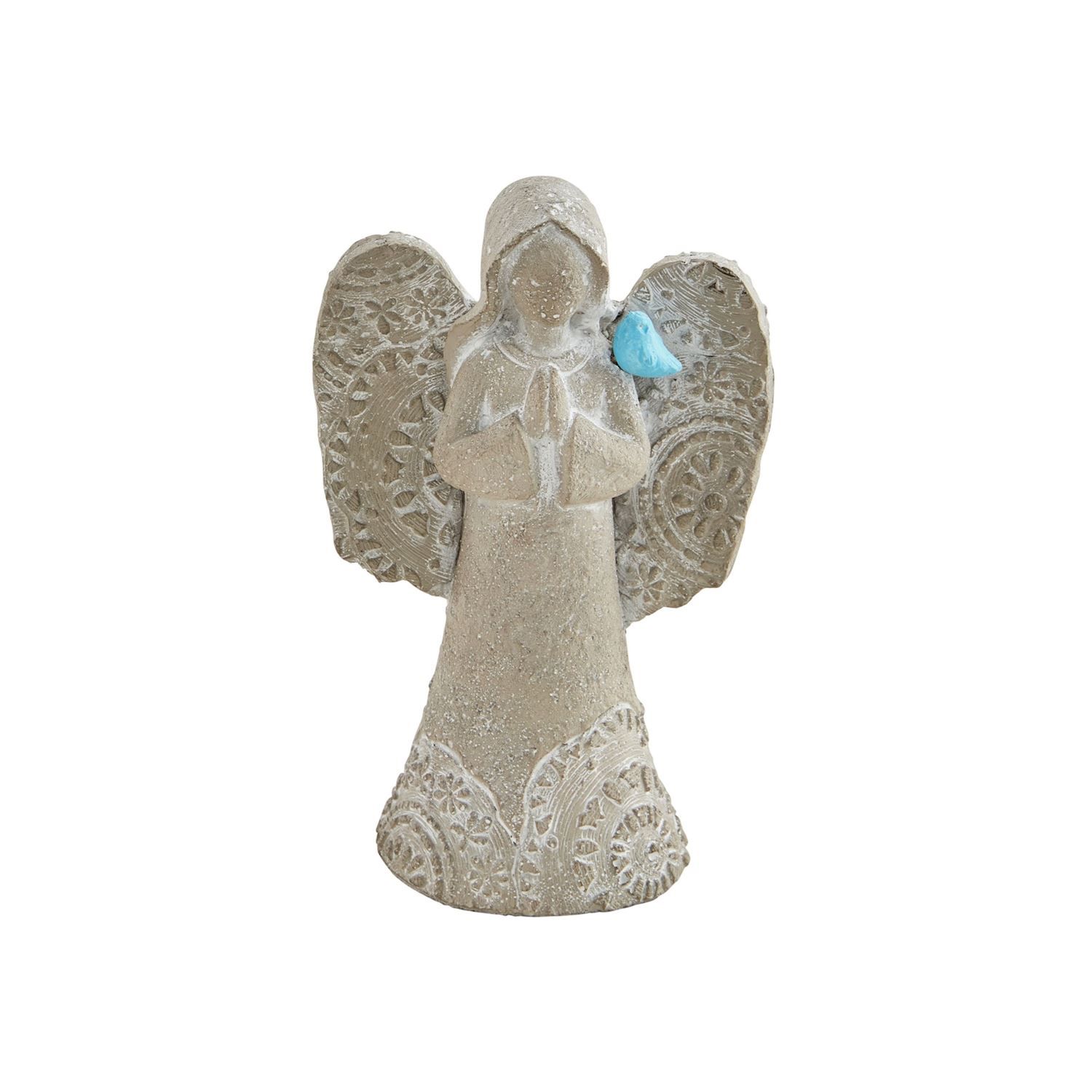 Concrete Garden Praying Angel Small