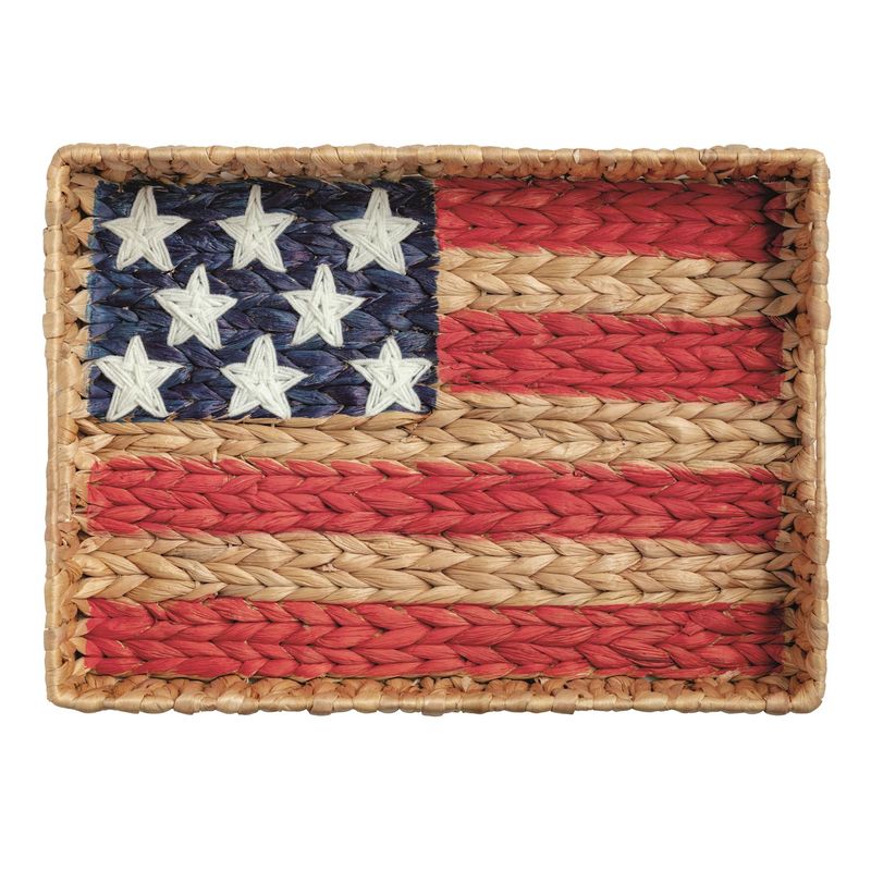 Flag Seagrass Basket Tray