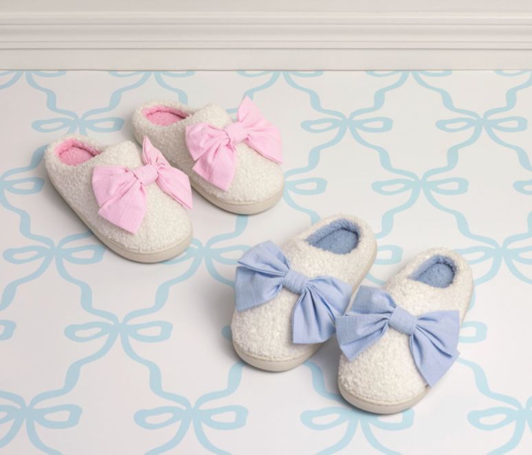 Cozy Era Bow Slippers