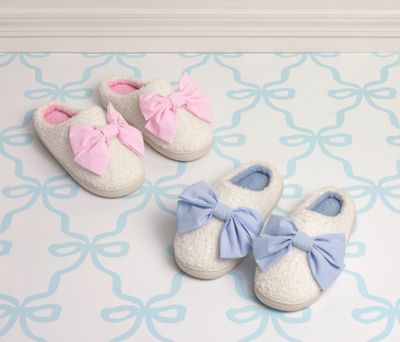 Cozy Era Bow Slippers