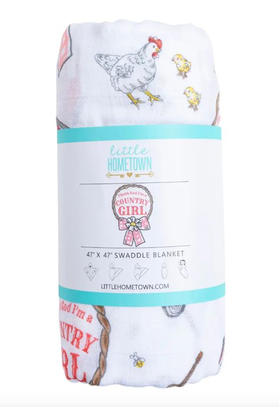 Country Girl Baby Swaddle