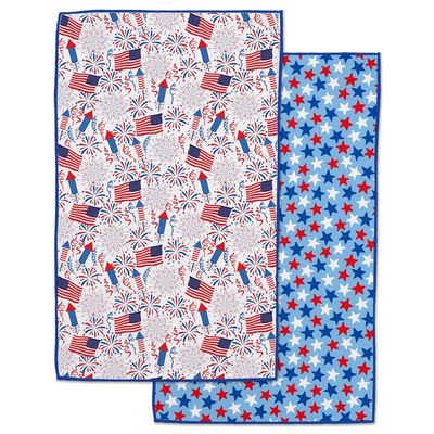Americana Printed Microfiber Dishtowel