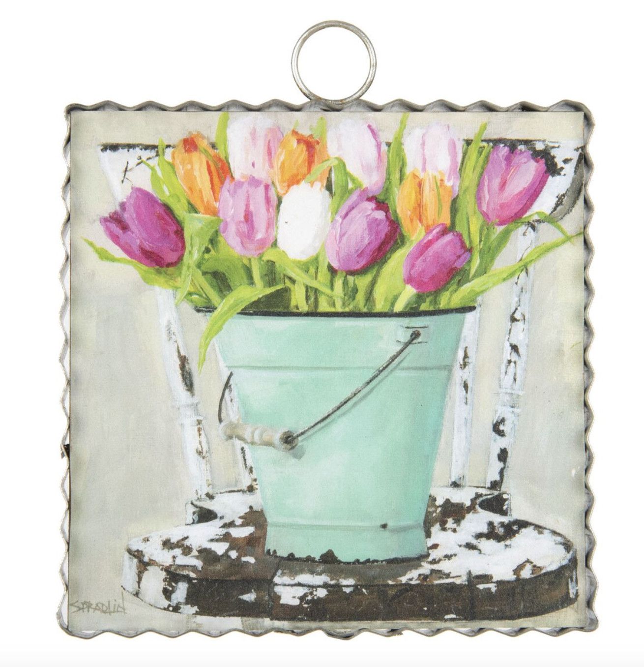 Round Top© Attachment | Mini Gallery Bucket Of Tulips