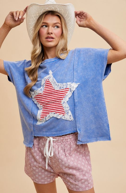 The Lacy Star Top