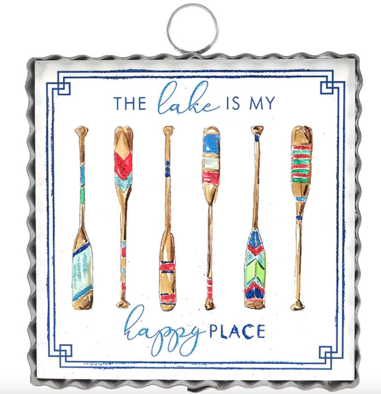 Round Top© Attachment | Mini Beck's "The Lake is my Happy Place"