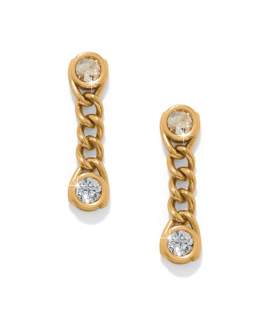 Trust Life Post Drop Earrings