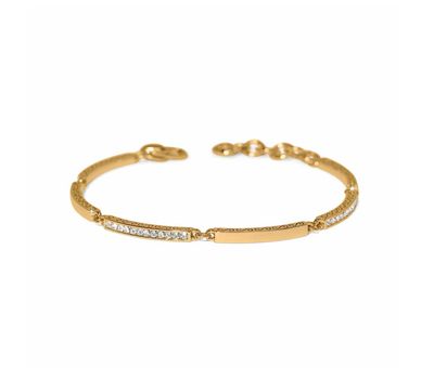 Meridian Geo Bar Bracelet | Gold