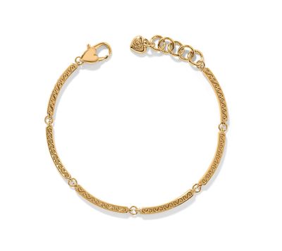 Meridian Geo Bar Bracelet | Gold