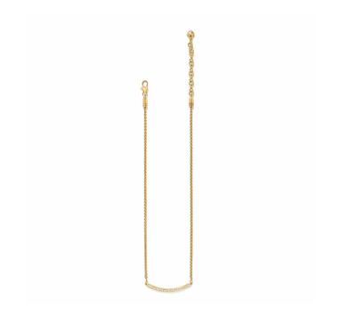 Meridian Geo Bar Necklace | Gold