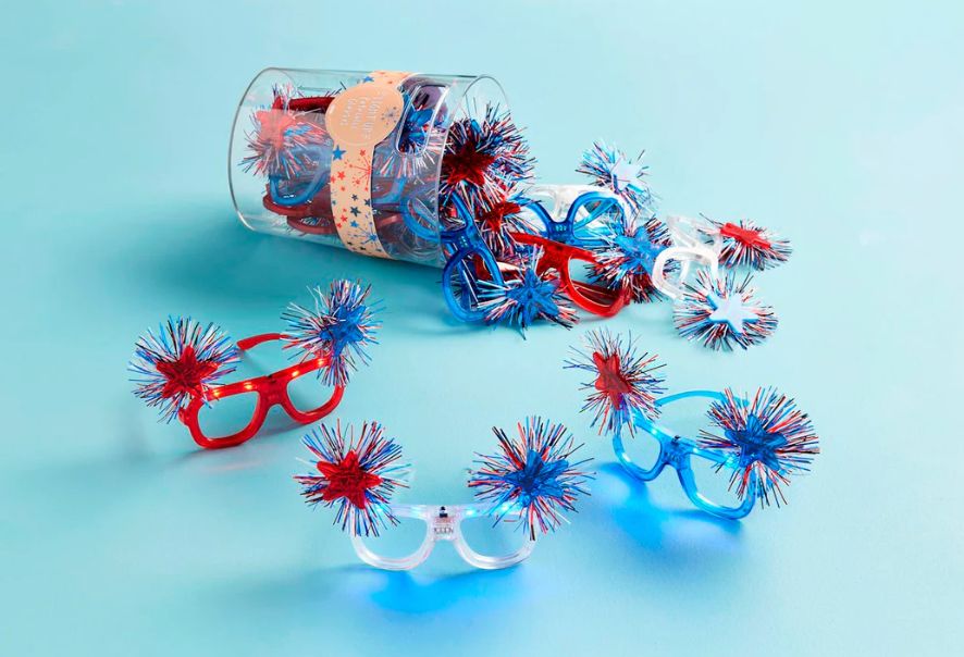 Patriotic Light Up Glasses | Blue