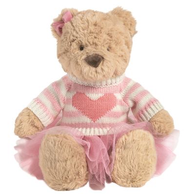 Heart Sweater Bear Plush
