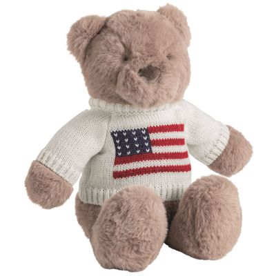 Flag Sweater Bear Plush