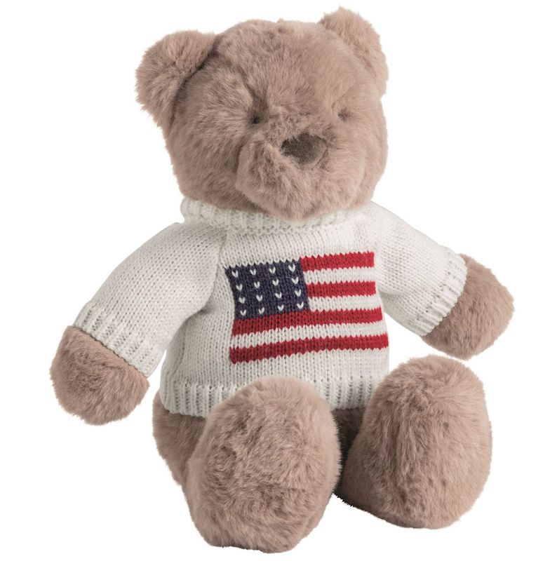 Flag Sweater Bear Plush