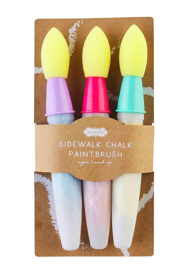 Pink Paint Brush Chalk Set