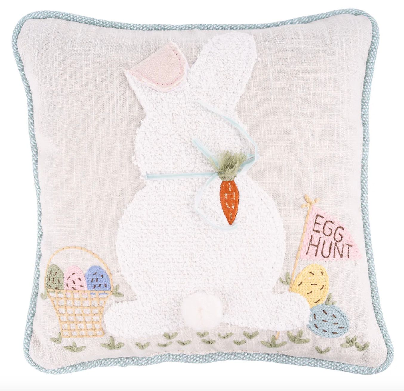 Bunny Egg Hunt Pillow