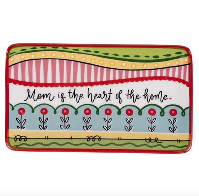 Mom is the Heart of the Home Trinket Tray