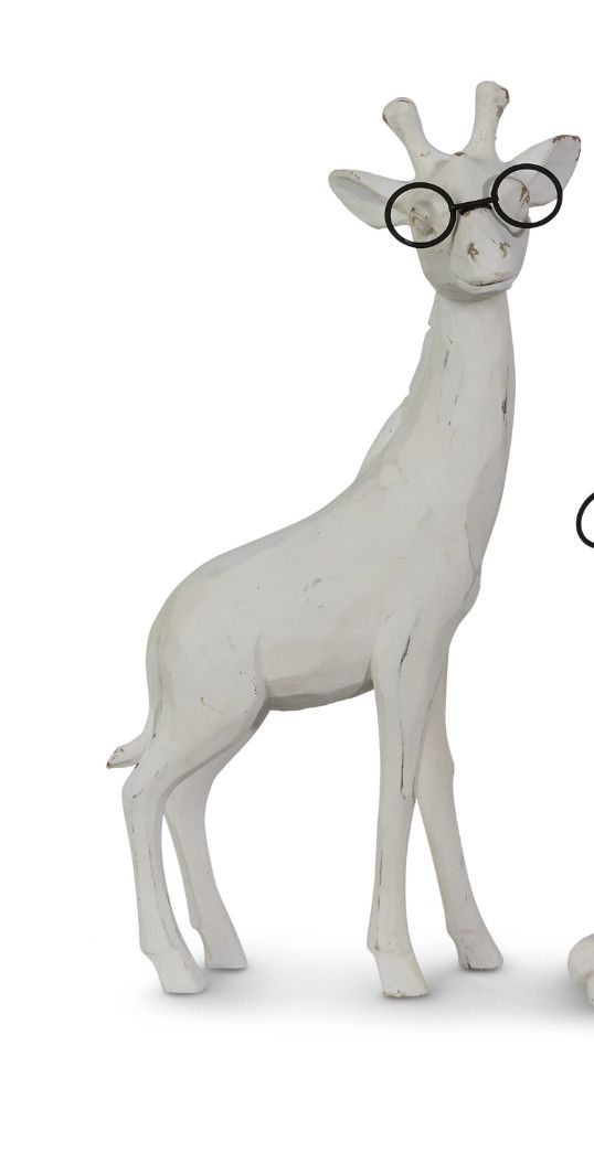 Giraffe with Glasses Standing