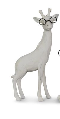 Giraffe with Glasses Standing