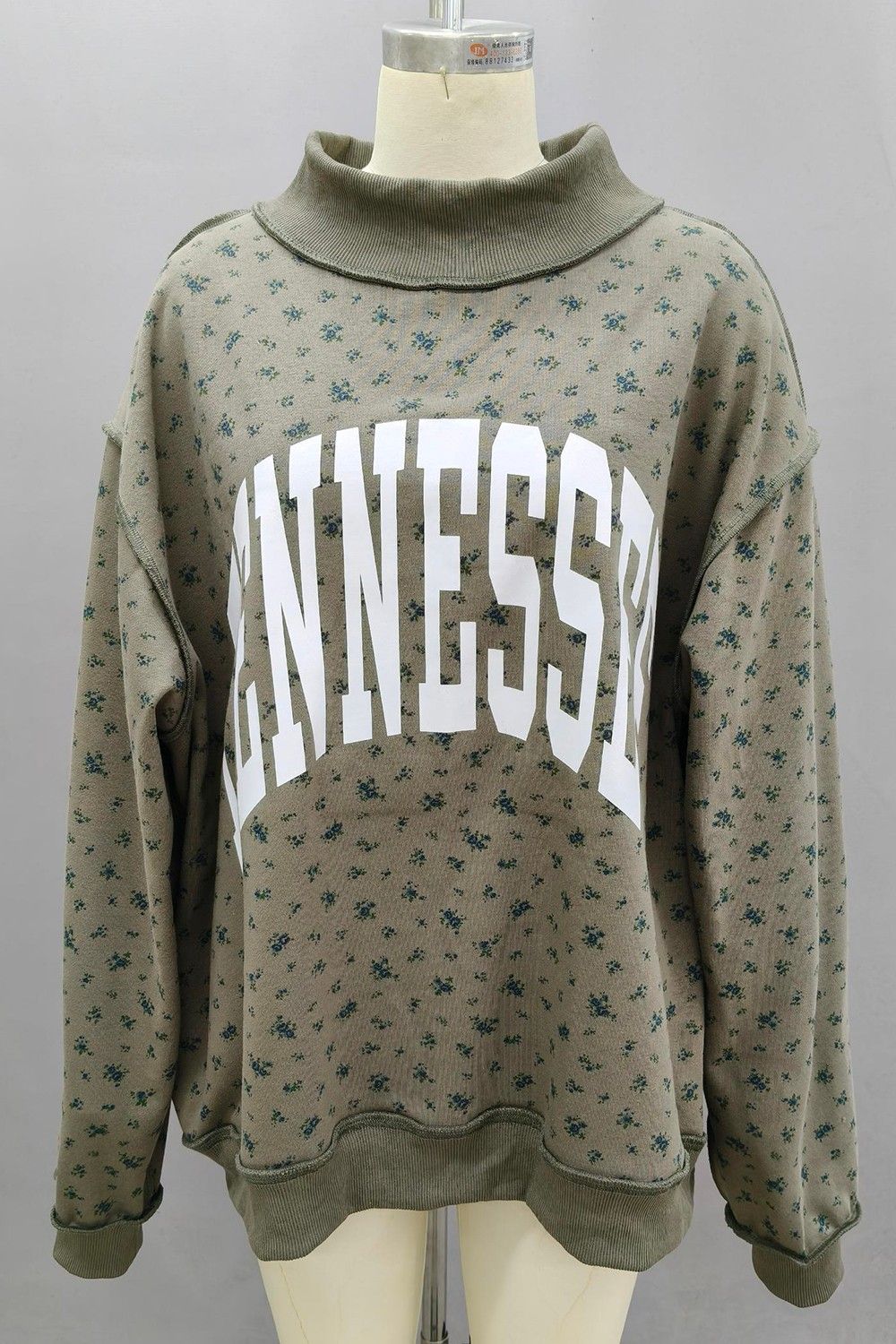 TN Floral Reversible Sweatshirt, Size: S/M