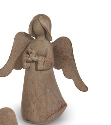 Concrete-Look Angel Small | Bird