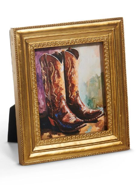 Sassy in Saddle Framed Art | Boots