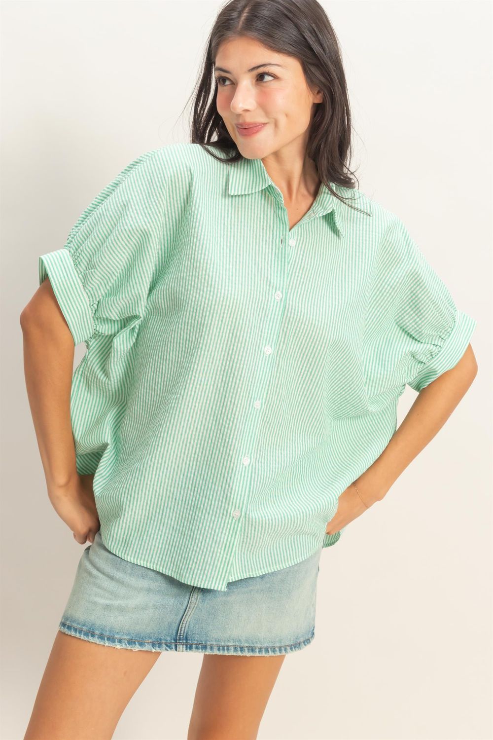 The Reeva Top, Color: Green, Size: S