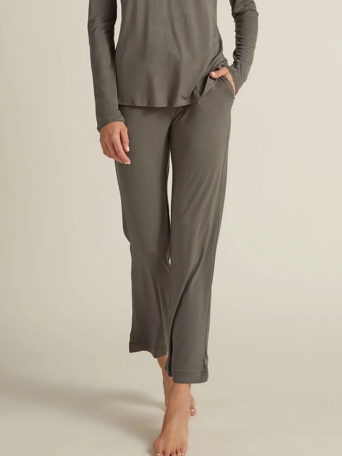 Faceplant Dreams Long Pants, Color: Earl Grey, Size: XS