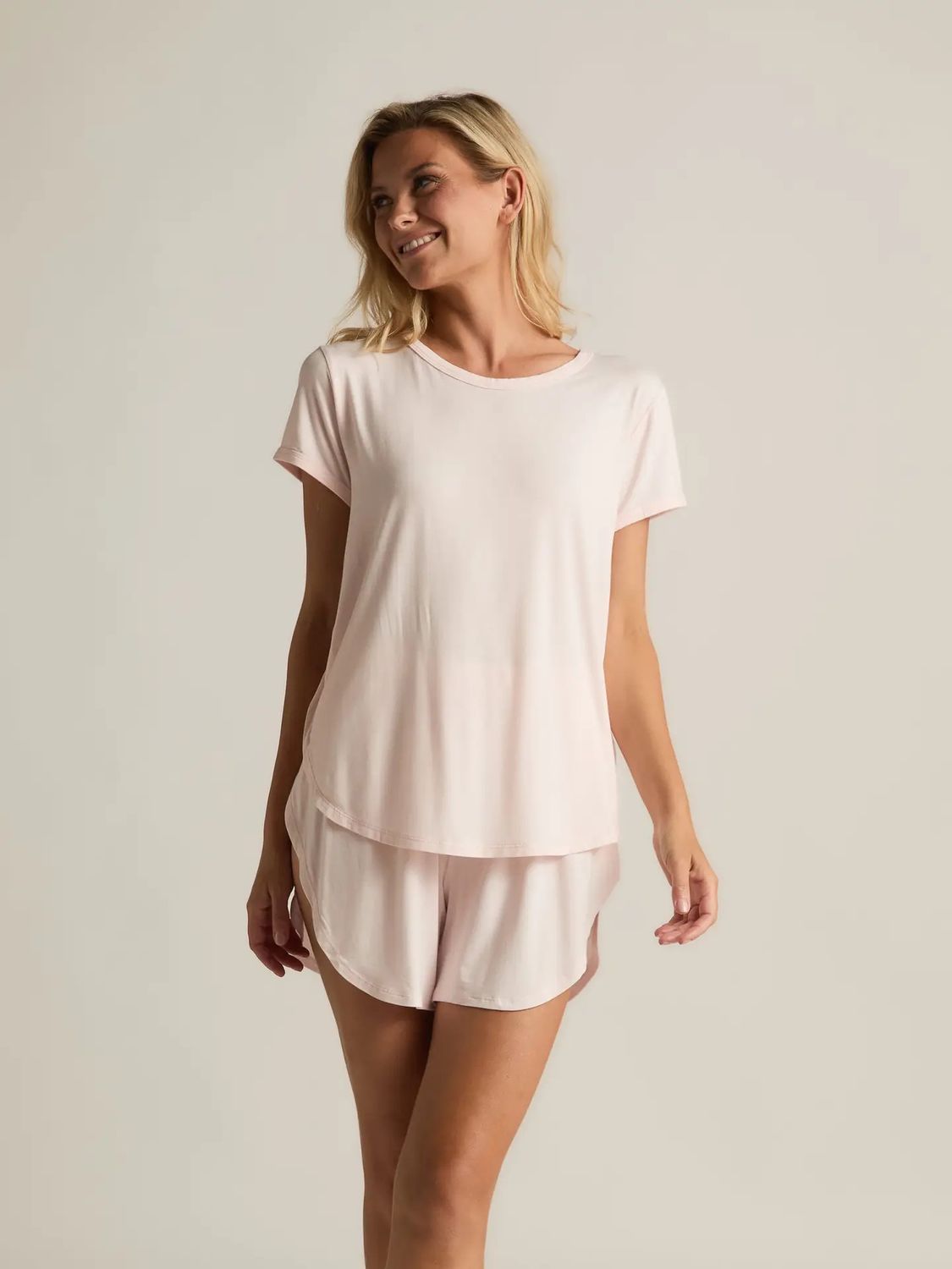 Faceplant Dreams Tulip Tee, Color: Pink, Size: XS