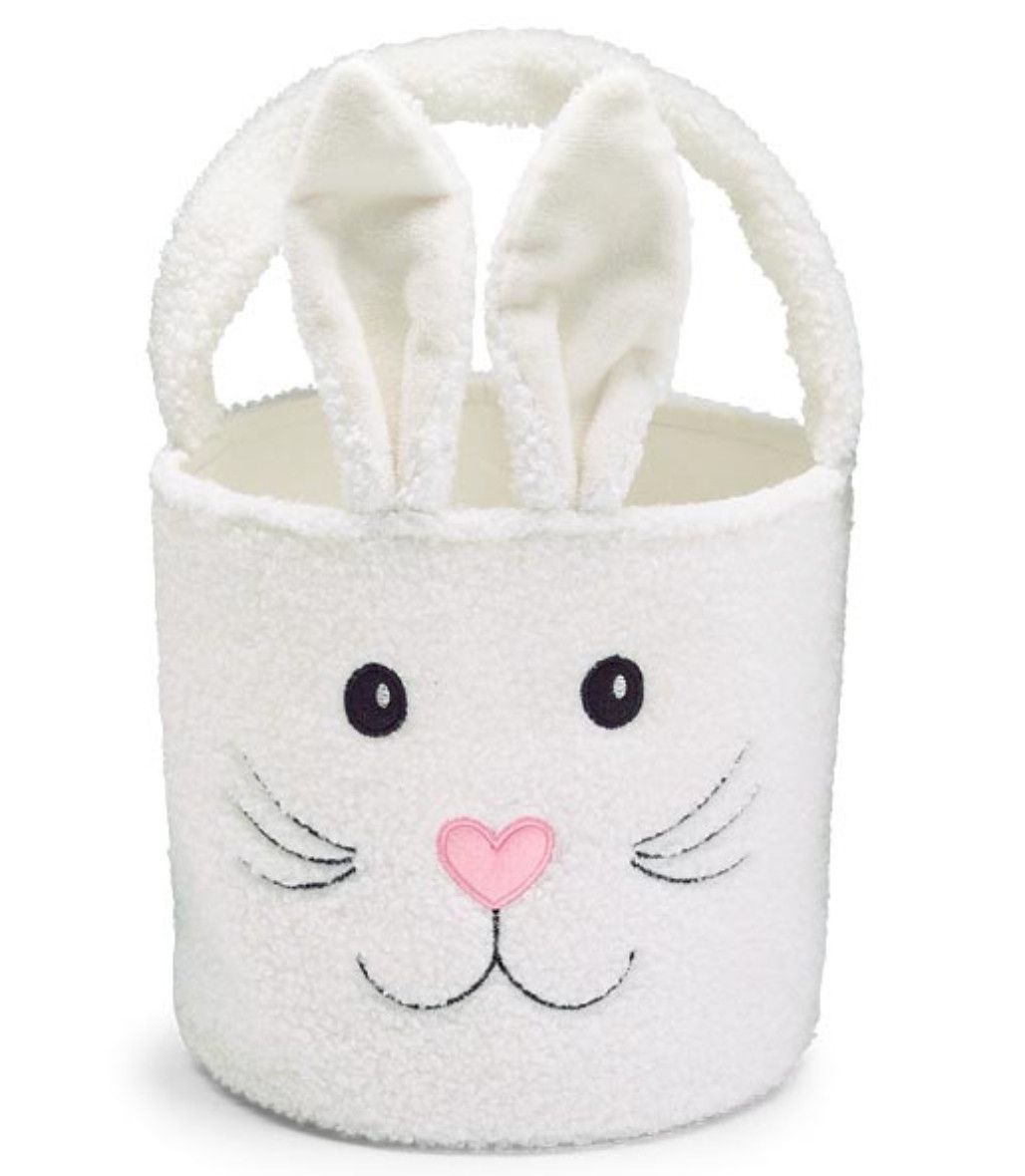White Fluffy Easter Bunny Bag