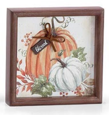 Pumpkin Block Sitter | Blessed
