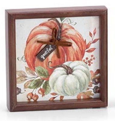 Pumpkin Block Sitter | Grateful