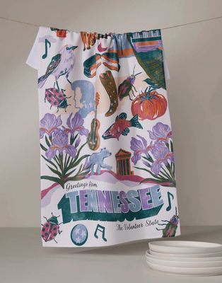 Greetings from Tennessee Tea Towel