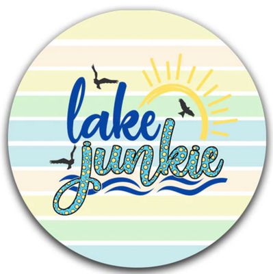 Lake Junkie Neoprene Car Coaster