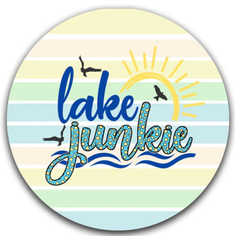 Lake Junkie Neoprene Car Coaster