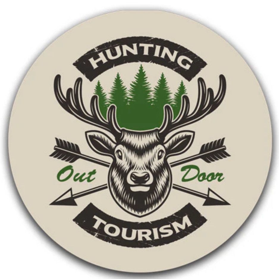 Hunting Tourism Neoprene Car Coaster