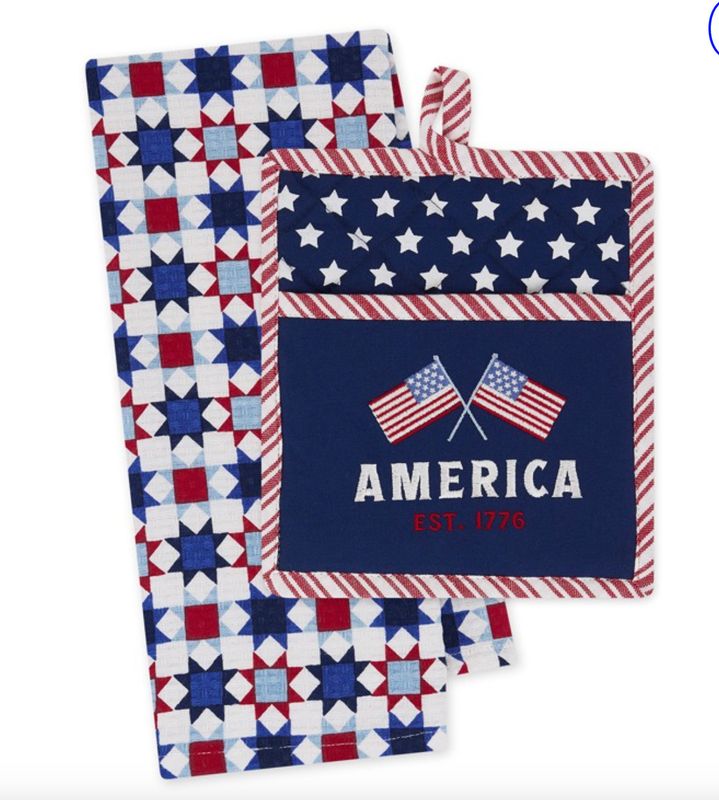 America Potholder Gift Set