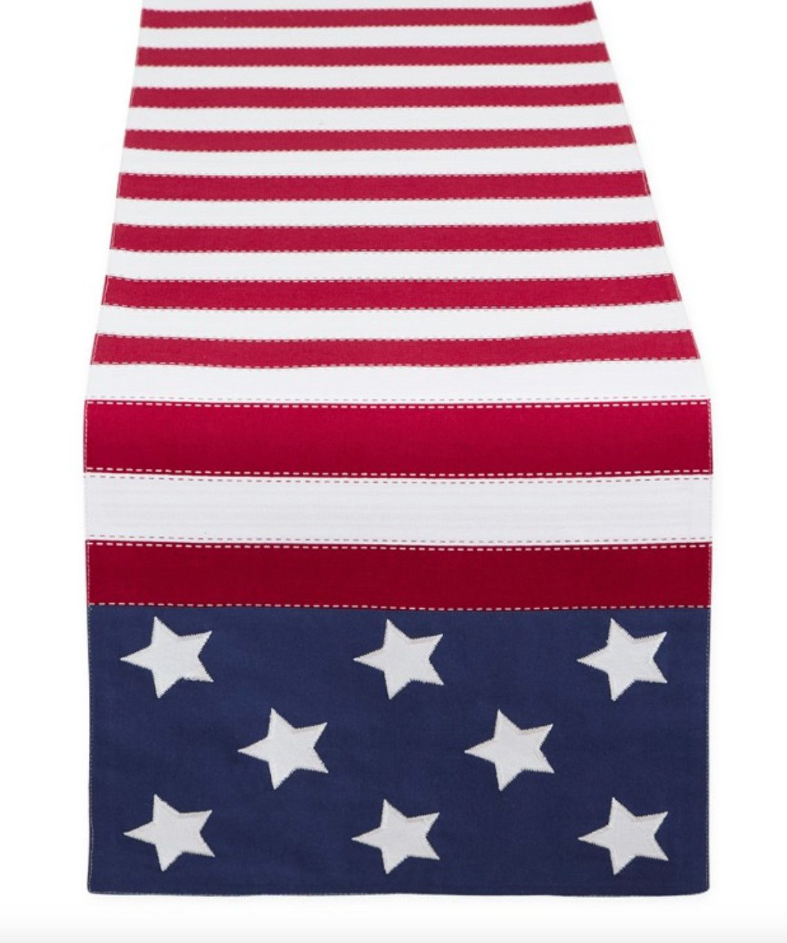 Americana Flag Embellished Table Runner
