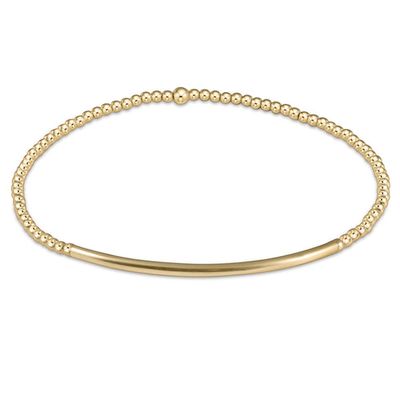 Bliss Bar Gold 2mm Bracelet