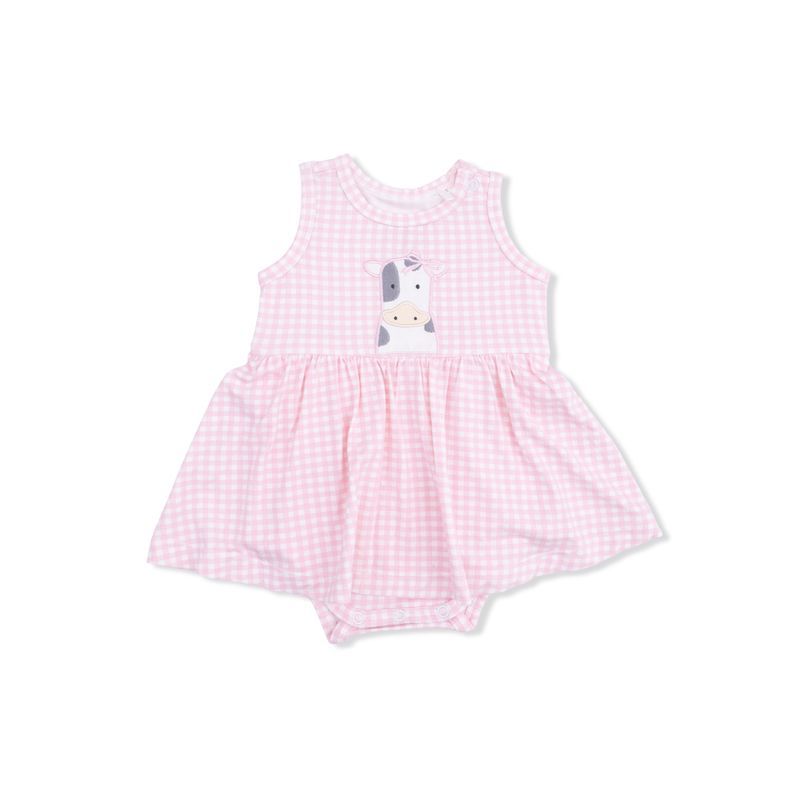 Cute Farm Animals Bodysuit Dress