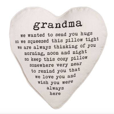 Grandma Heart Pillow