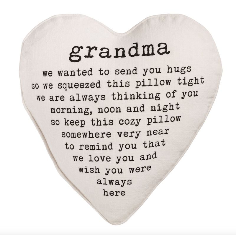 Grandma Heart Pillow