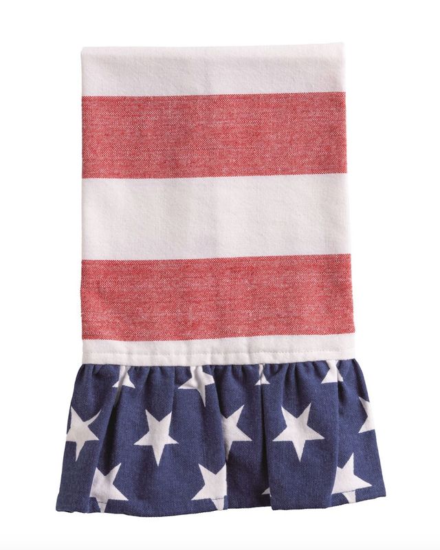 Red Stripe Americana Towel