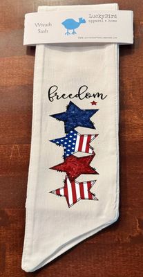 Wreath Sash | Freedom Stars