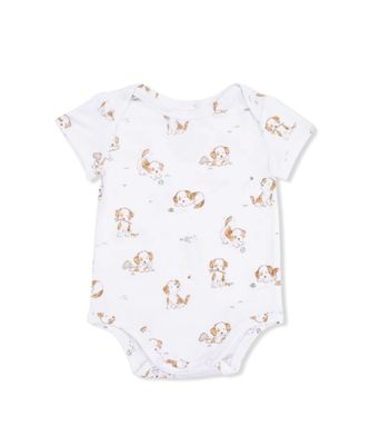 Explorer Puppy Short Sleeve Bodysuit