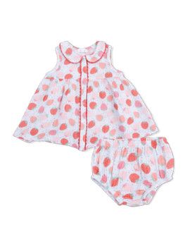 Strawberry Bliss Dress + Bloomer