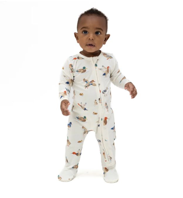 Ducks 2 way Zipper Footie
