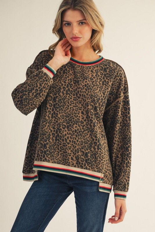 The Jungle Banded Top, Size: S
